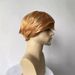 Golden holiday wig for men Trump short hair Trump Trump men's wig President masquerade_ipsvogv.com