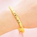 Vietnamese Sha Jin Flat Round Full Sky Star Push Pull Plated With True Gold Double Bu Matte Adjustable Bracelet For_ipsvogv.com