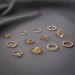 New Personalized Small Round Illuminated Crescent Micro Inlaid Arrow Diamond Triangle Joint 12 Piece Set_ipsvogv.com