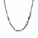 Titanium steel Mobius splicing broken silver necklace men's simple high end sense of all match no fading autumn and winter sweater chain_ipsvogv.com