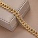 Underground Cuban Men's Inlaid With Diamonds Alloy Hip-Hop Bracelet Electroplated Couple Jewelry_ipsvogv.com