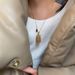 hot selling twelve constellations stainless steel necklace for women high end niche personality square pendant clavicle chain_ipsvogv.com