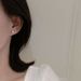 Hot Selg,Simple Fashion Versatile White Rhie Sier Antiallergic Needle Mini Aare Dia Earrings,Zirconia Earrings For Men_ipsvogv.com