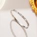 Hot Selling Snake Bone Inlaid Stainless With Female Design, Fan Leaf Shaped White Shell Titanium Steel Bracelet_ipsvogv.com