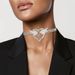 New Diamond-encrusted Angel Wings Necklace Niche High-end Sense Rhinestone Love Collarbone Chain European And American Necklace_ipsvogv.com