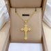【 】 Cross Light Luxury Charm Gorgeous Full Diamond Necklace Women's Versatile Clavicle Titanium Steel Chain_ipsvogv.com