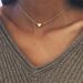 jewelry niche design high end alloy peach heart clavicle chain personality all match clavicle chain jewelry_ipsvogv.com