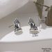 Metallic Niche High End Earrings Light Luxury New Earrings Starfish Shell Silver Needle Design Earrings_ipsvogv.com