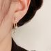 Niche High-End Zircon Cross Line Pearl Tassel Earrings Light Luxury Elegant Socialite Versatile Ear Drops_ipsvogv.com