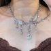 【 Hot Selling In Store 】 Sweet And Cool, Niche Design, Angel Wings, Zircon Tassel Fairy Necklace, Collarbone Chain,_ipsvogv.com