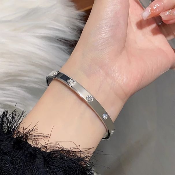 Hot Selling Stainless Cuban Watch Chain Bracelet For Women Fashionable Unique Versatile High-end Titanium Steel_ipsvogv.com
