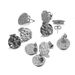 Stainless Steel Cylindrical Column With Hole Earrings DIY Round Sheet Earring Accessories_ipsvogv.com