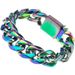 Men Bracelet Bling 316L Stainless Steel Color Tone Polished_ipsvogv.com