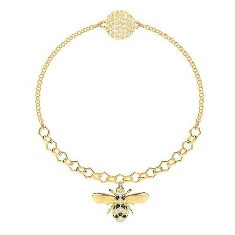 Golden Little Bee Invisible Magnetic Buckle Bracelet Female Element Crystal Bracelet Female_ipsvogv.com