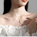 Cross Necklace, Pure Silver S Single Pendant, No Fading, Full Diamond Collarbone Chain, Layered For Men And Women,_ipsvogv.com