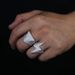 Hip Hop New Triangle Eye Zircon Ring High End Fashion Trend Personality Jewelry Men's Ring_ipsvogv.com