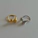 Unisex Real Gold Electroplated Titanium Steel Water Drop Shaped Daily Ring_ipsvogv.com
