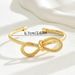 Minimalist bow, niche wristband, personalized opening, adjustable design, high-end feel, fashionable and versatile_ipsvogv.com