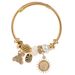 DIY Panjiaduola Stainless Steel Beaded Fashion Bear Sun Diamond Pendant Adjustable Bracelet_ipsvogv.com