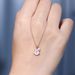 Japanese And Korean Natural Cream Blue Moonstone Pendant S925 Sterling Silver Inlaid Gemstone Ins Style Necklace Rose Gold_ipsvogv.com