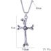 Bone Cross Titanium Steel Pendant Men's And Women's Punk Personalized Necklace Accessories_ipsvogv.com