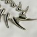 Personalized Thorn Spliced Water Drop Pendant Necklace Women, Exaggerated Smooth Comma Alloy Item Jewelry For Women_ipsvogv.com