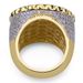 Men's Prayer Hand Signet Ring With Micro-Pave Zirconia, Hip Hop Style Bold Statement Ring In Gold Tone, Sizes 8-12 Hip Hop Large Men's Ring_ipsvogv.com
