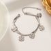 Trendy Four Leaf Clover Decoration Double-layer Fashionable Titanium Steel For Women's Cool And Versatile High-end_ipsvogv.com