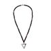 New Seven Pulse Healing And Health Magnet Triangle Pendant Personalized Jewelry Tiger Eye Matte Black Agate Men's_ipsvogv.com