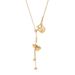 Titanium Steel Colorless Chinese Style Lucky Gourd Necklace ins Light Luxury and Advanced Design Joyful Collar Chain_ipsvogv.com