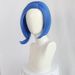 Inside Out Sadness Youyou nside Out Simulation Human Scalp Royal Blue Short Hair Cos Wig_ipsvogv.com