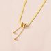 Stainless Gold-plated Frosted Butterfly Pendant With Fashionable Snake Bone Chain And Titanium Steel Tassel Necklace For_ipsvogv.com