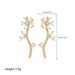 Unisex Colored Zircon Earrings Versatile Ice Flower Earrings Niche Full Zircon Earrings_ipsvogv.com