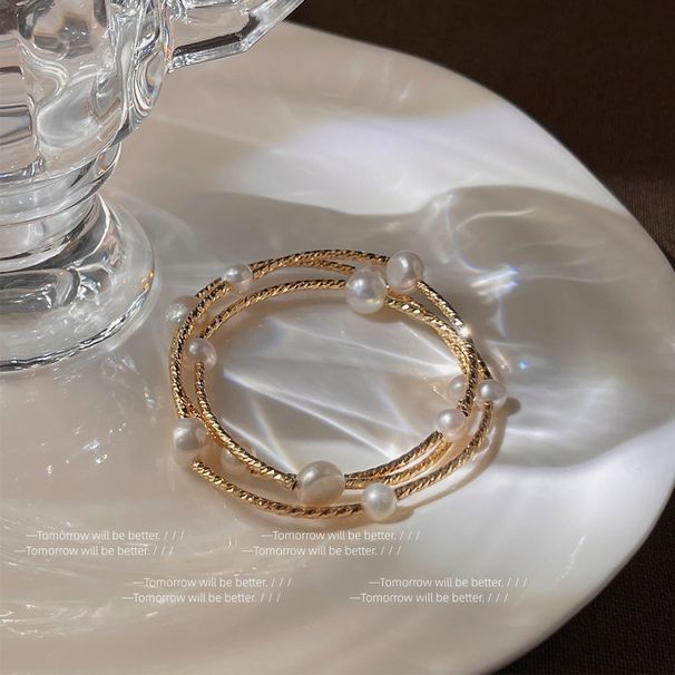 Multi Layer Stacking~Baroque Freshwater Pearl For Women, Niche Design, Personalized High-end Feeling, Super Fairy Korean_ipsvogv.com