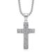 Nightclub Hip-Hop Personality Full Diamond New Cross Titanium Steel Gold-Plated Necklace Pendant For Men And Women_ipsvogv.com