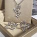 Cao Shi's New Korean Edition Set Fashion Four Butterfly Diamond Collar Chain Popular Copper Inlaid Zircon Jewelry_ipsvogv.com