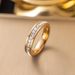 Single And Double Row Rings For Women, Titanium Steel Diamond Fashionable Ring, Niche, Non Fading Full Sky Star Jewelry_ipsvogv.com