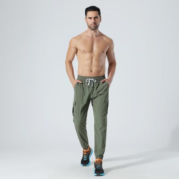 Men's Clothing Casual Straight Overalls Quick-Drying Sports Running Fitness Outdoor Cycling Pants Breathable Loose Sweatpants_ipsvogv.com