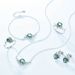 S925 Silver Green Moss Bracelet Natural Water Grass Agate Retro Hand Jewelry_ipsvogv.com
