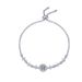 S925 Sterling Silver Women's Bracelet Light Luxury Style Push Pull Beads Temperament Bracelet Moissanite Jewelry_ipsvogv.com