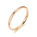 Jewelry 2mm Titanium Steel Thin Minimalist Women's Tail Korean Version Popular Rose Gold Couple Ring_ipsvogv.com