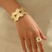 New women's bracelet set, niche butterfly personalized design bracelet, open ring for women_ipsvogv.com