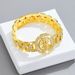 Full Diamond Cuban Chain Bracelet Set Fashion Personality Spiked I Shaped Alloy Rhinestone Hip Hop Jewelry_ipsvogv.com