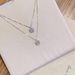 with S Plated Sterling Silver Square ! Diamond Necklace For Women's Summer 2023 Fashion, Light Luxury, Niche Design, Fashion, Luxury, Design,_ipsvogv.com