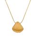 Body 【 Full Titanium Steel 】 Cool And Cool Style Shell Personality Minimalist. True Gold Necklace In The Furnace. Female 【 】 Minimalist. Furnace._ipsvogv.com
