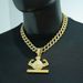 USD $Symbol Muscle Money Bag Pendant MONEY POWER Hip Hop Necklace Men's Accessories_ipsvogv.com